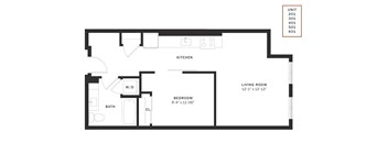 Urban 1 Bedroom U1