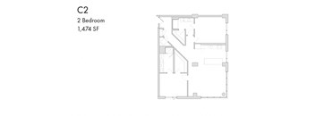 floor plan of the second floor of the house