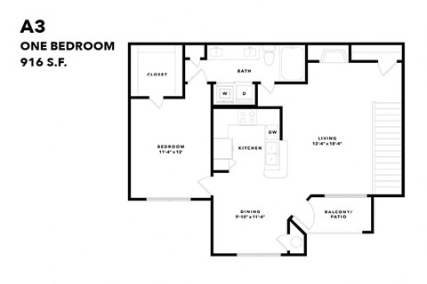 a floor plan of a house with a bedroom and a living room