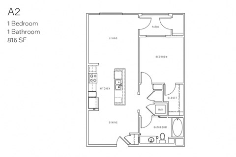 A2 One Bedroom