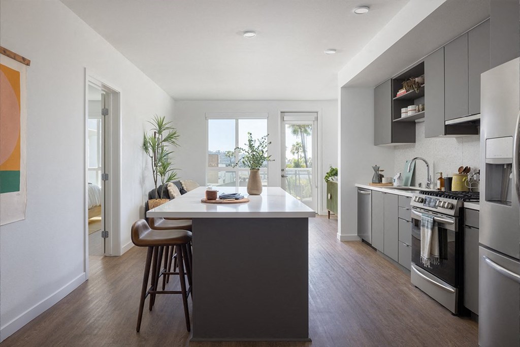 Kitchen With Island - Margo