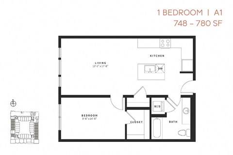 One Bedroom A1 - Vicino
