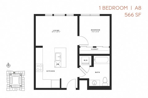 One Bedroom A8 - Vicino