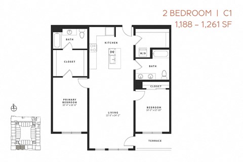 Two Bedroom C1 - Vicino