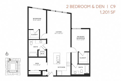 Two Bedroom & Den C9 - Vicino