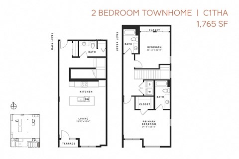 Two Bedroom Townhome C1THA - Vicino