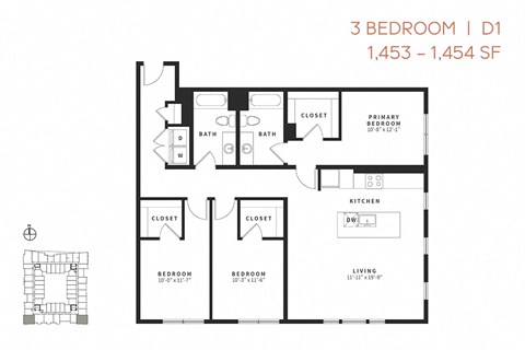 Three Bedroom D1 - Vicino