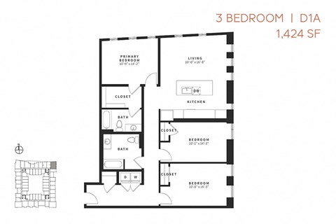 Three Bedroom D1A - Vicino