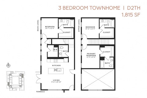 Three-bedroom Townhome D2TH - Vicino