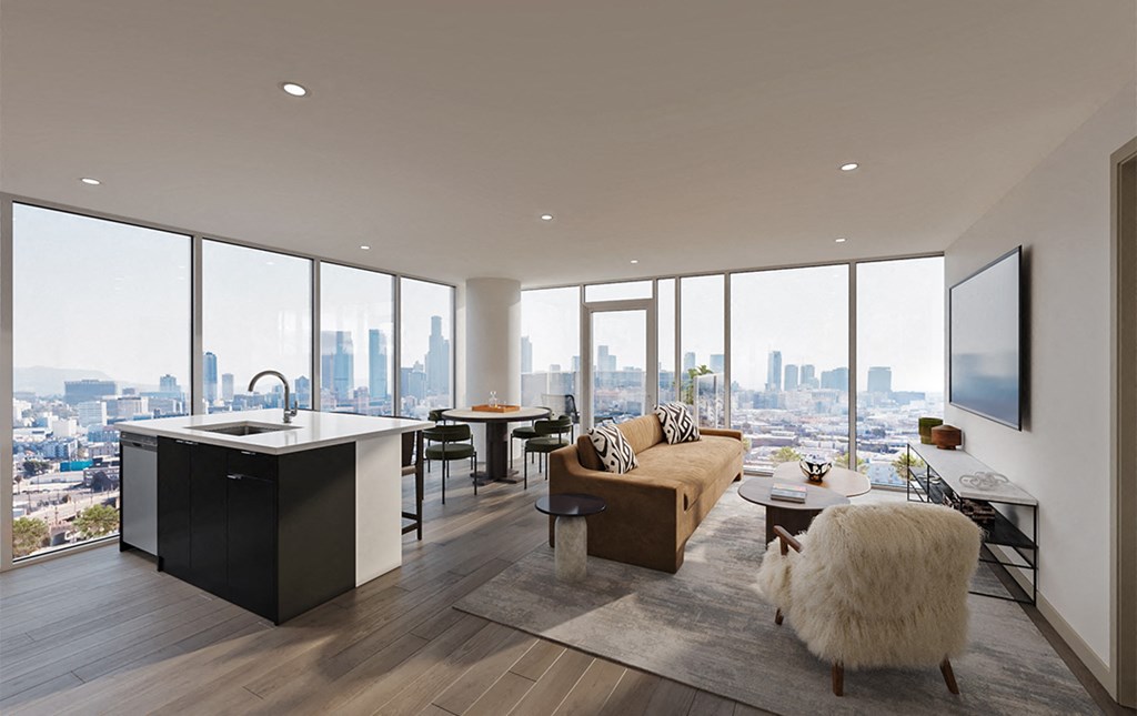 Kitchen & Living Area - Hallasan