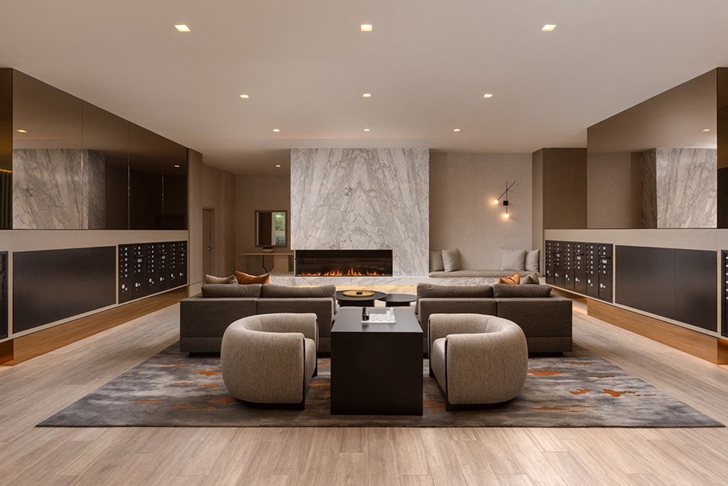 Lobby Fireplace - Hallasan