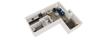 Columbia Studio Floor Plan
