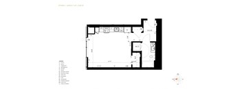 a floor plan of a house with a pool and a roof