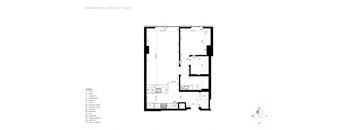 a floor plan of a home with floor plans of different rooms