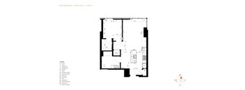 a floor plan of a house with a floorplan of a bedroom and a bathroom