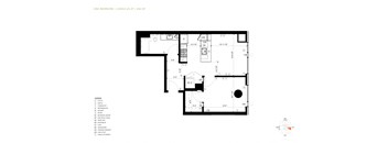 a floor plan of a house with a pool and a terrace