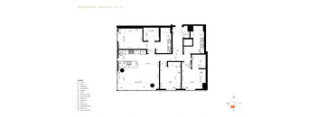 floor plan of the third level of the house