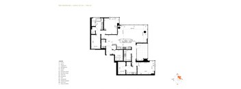 floor plan of the third level of the office building