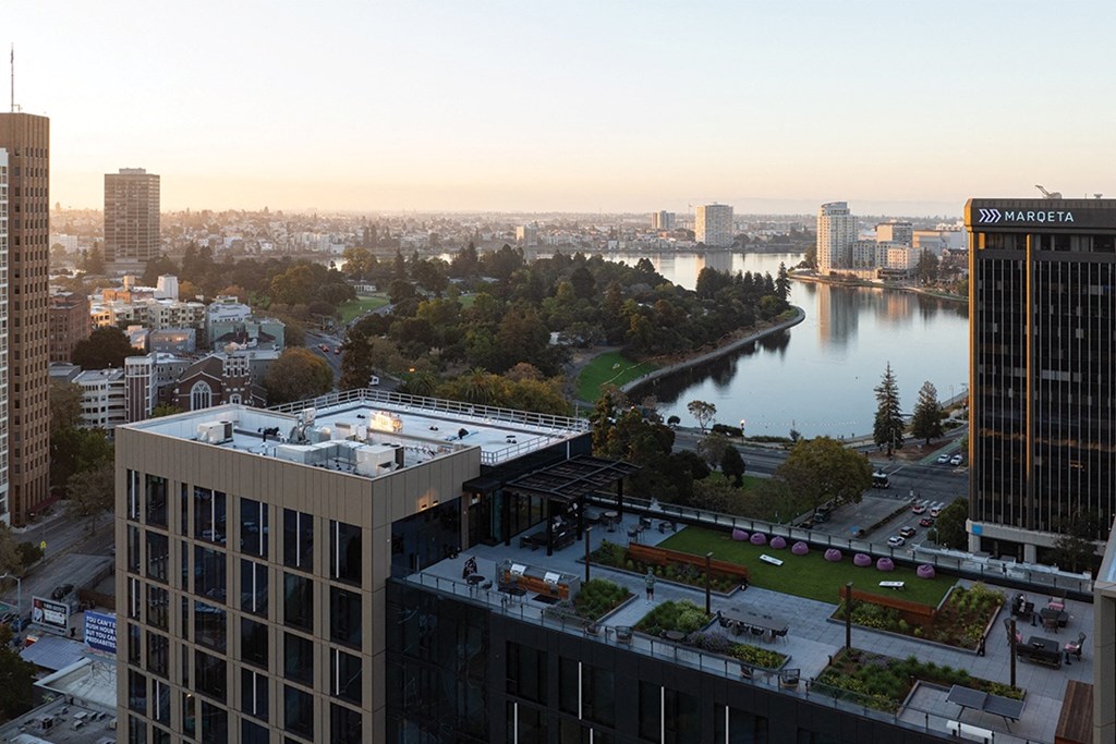 Tower Terrace Exterior - The Lark Uptown