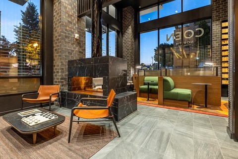 Lounge Fireplace - Coen North