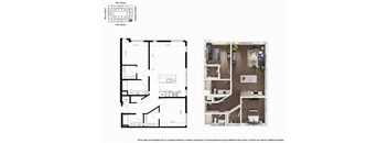 2 Bedroom B9 Floor Plan - Lydian