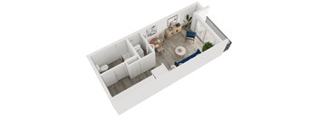 Columbia Studio Floor Plan