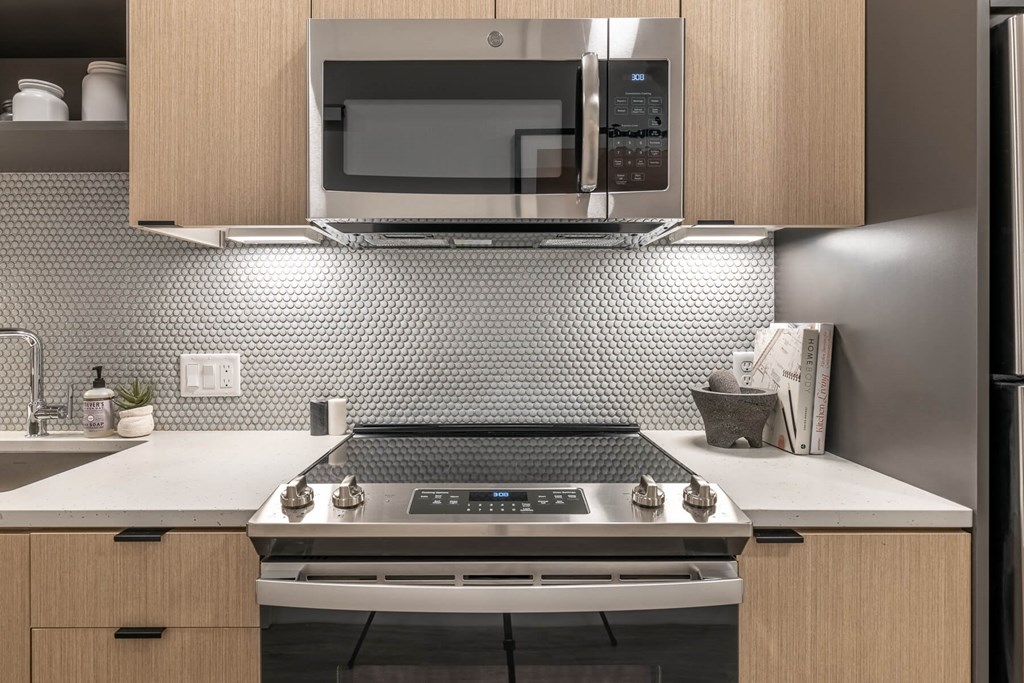 1 Bedroom Model Kitchen - Coen & Columbia