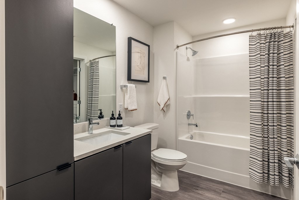 1 Bedroom Model Bathroom - Coen & Columbia