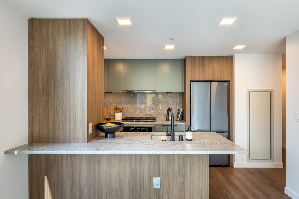 Two Bedroom Kitchen 1016 SF - The Ayer