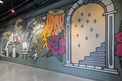 Mural Art - The Strauss on Burnside