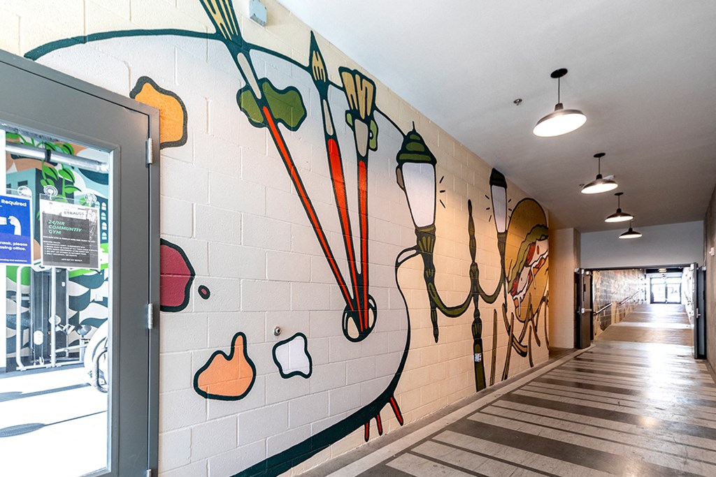 Mural Art - The Strauss on Burnside