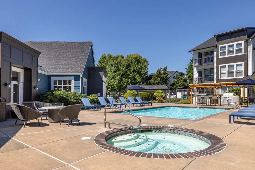 take a dip in our resort style pool