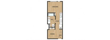 Studio S1 Floor Plan – Aura Burnside