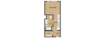 Studio S2 Floor Plan – Aura Burnside