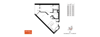 One Bedroom A1 - Ruby at The Society