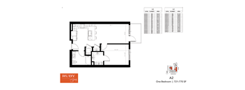 One Bedroom A2 - Ruby at The Society