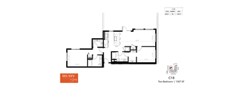 Two Bedroom C18 - Ruby at The Society