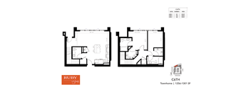 Two Bedroom Townhome C16TH- Ruby at The Society