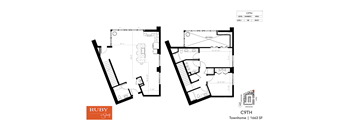 Two Bedroom Townhome C9TH - Ruby at The Society