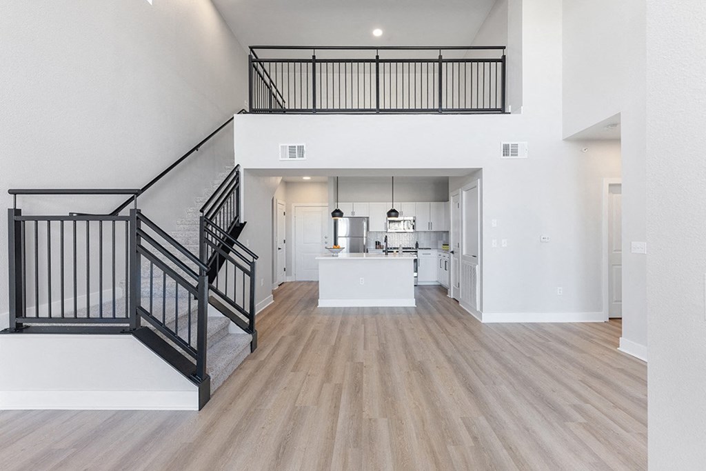 The Flats at Inverness - Living and Kitchen