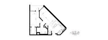 One Bedroom A1 Bradbury at The Society