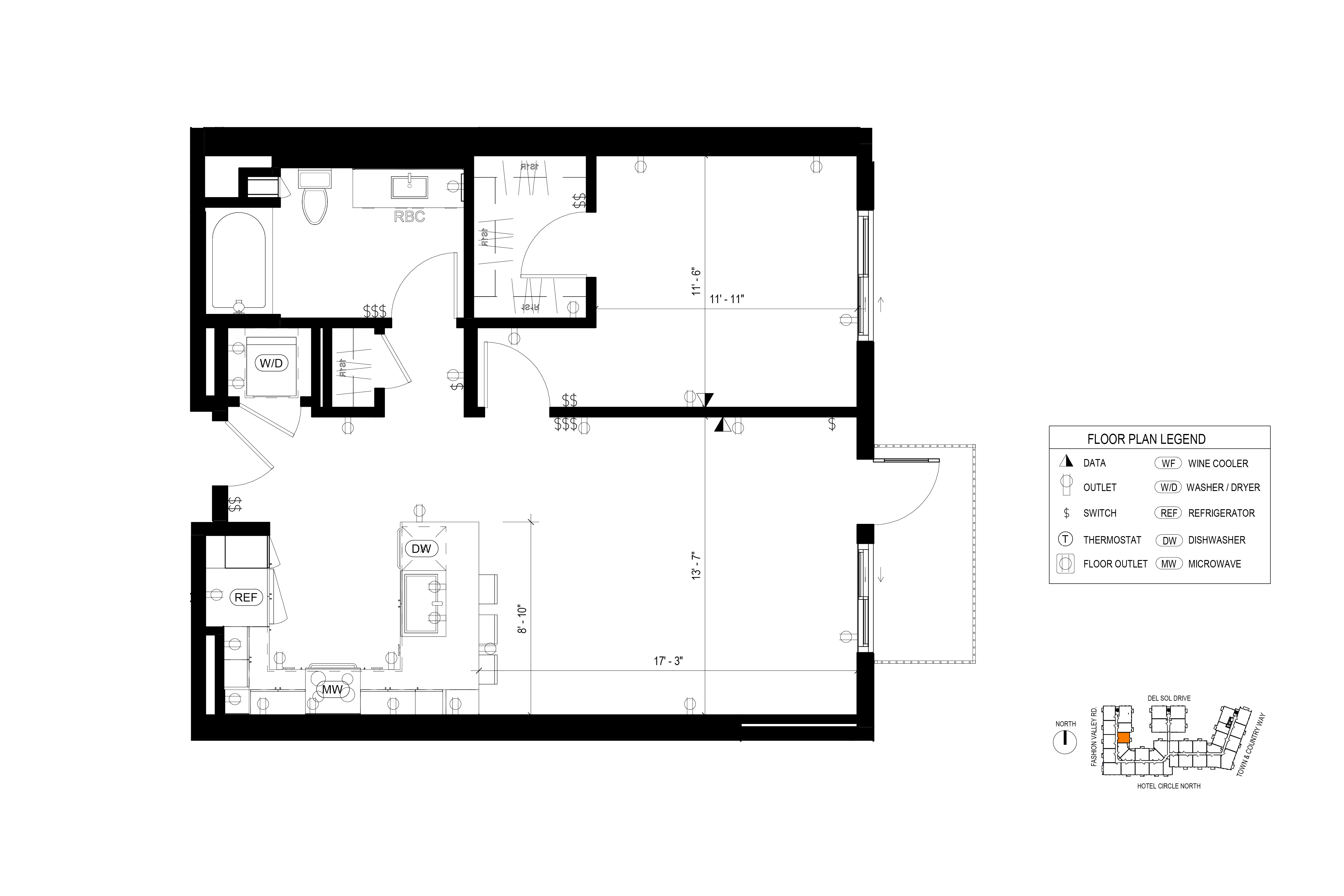 One Bedroom A5 Bradbury at The Society