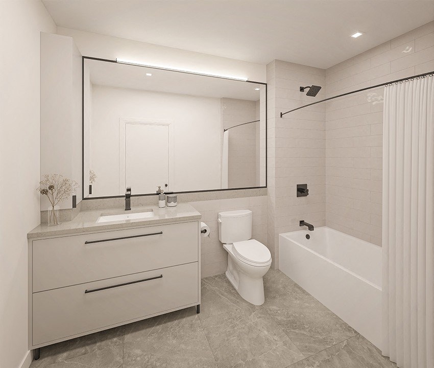 The Ayer - Bathroom Rendering
