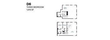 Three Bedroom D6 1915 SF - Paxton