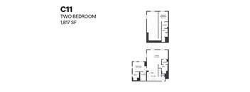 Two Bedroom C11 1817 SF - Paxton