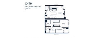 Two Bedroom C4TH 1388 SF - Resa Long Beach