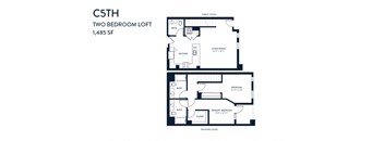 Two Bedroom C5TH 1485 SF - Resa Long Beach