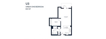 Urban One Bedroom U3 800 SF - Resa Long Beach