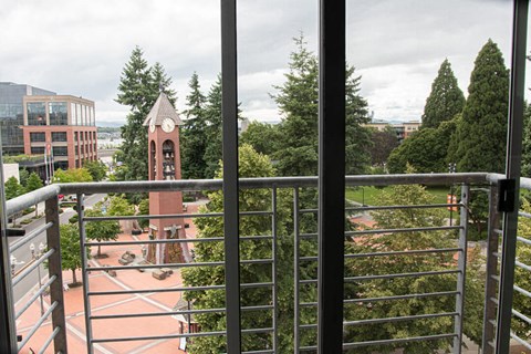 View of Esther Short Park from Balcony - Coen & Columbia