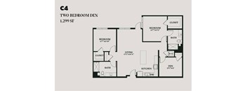 Alba Two Bedroom Den C4